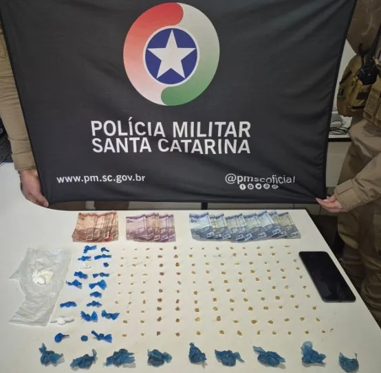 Homem é preso por tráfico de drogas em Chapecó
